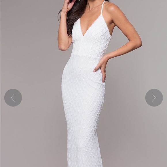 White Sparkly Prom Dress | Poshmark